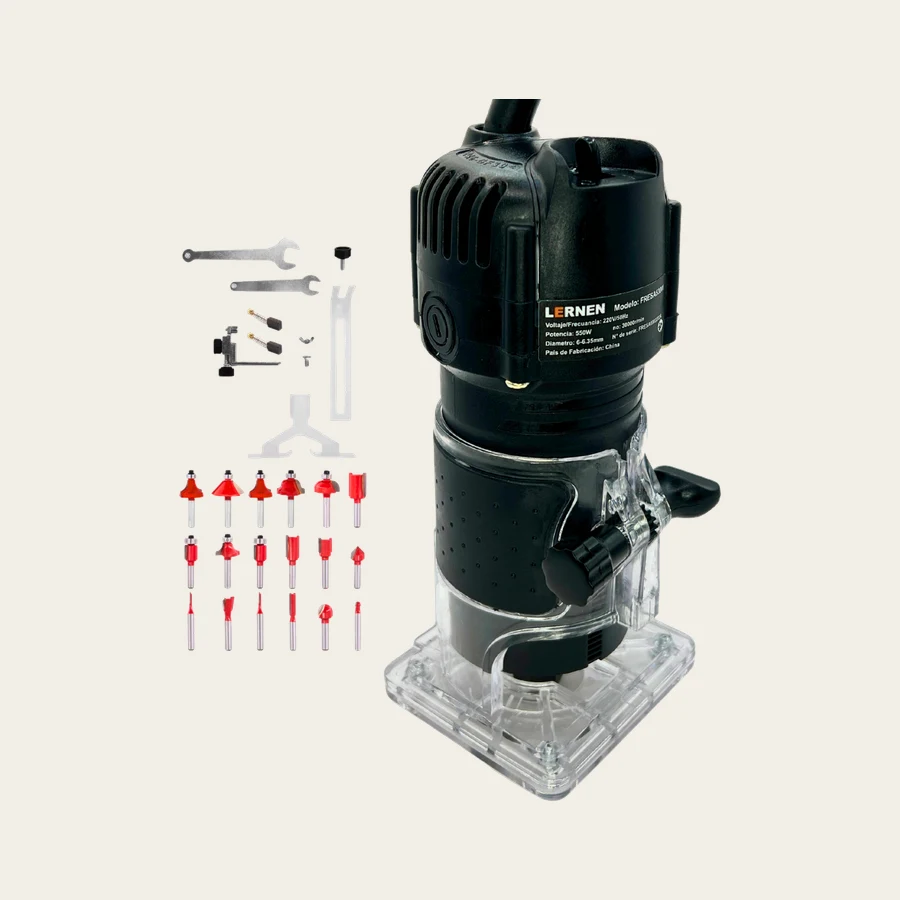 Fresadora Router Tupi 6-6.35mm LERNEN- 220v 50hz - 550w
